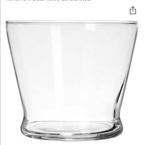 Roman Urn Glass Vase / Candleholder